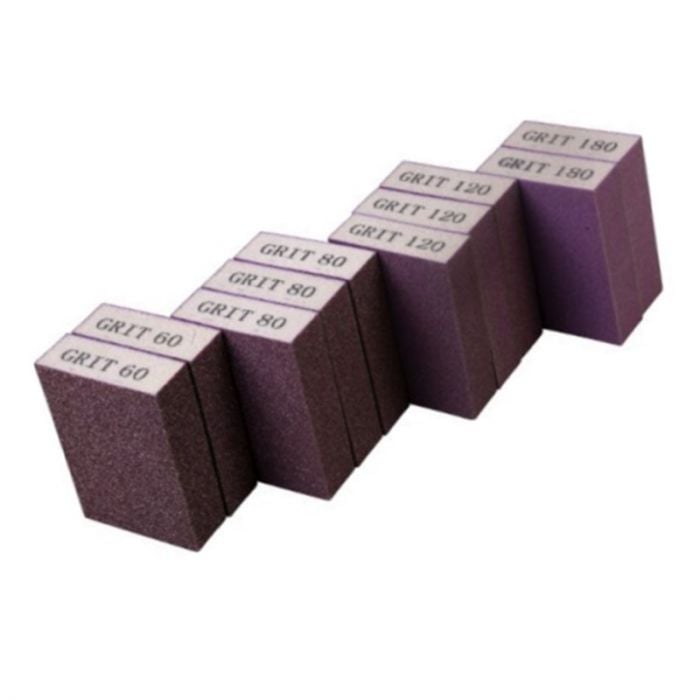 Axus ARYSTOX Ceramic Oxide Abrasive Sanding Blocks (Assorted Pack of 10)