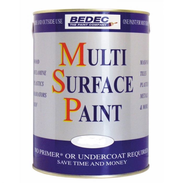 Bedec Multi Surface Paint Matt - 2.5L White