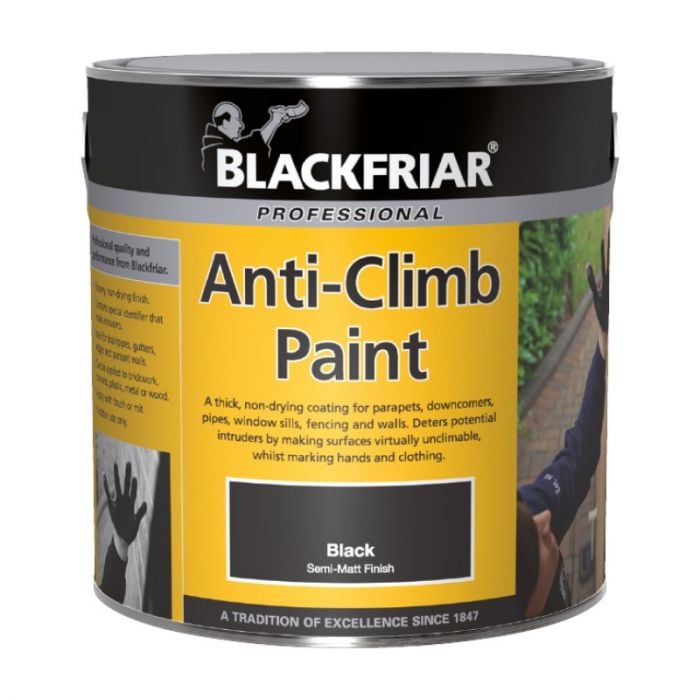 Blackfriar Anti Climb Paint - Black 2.5L