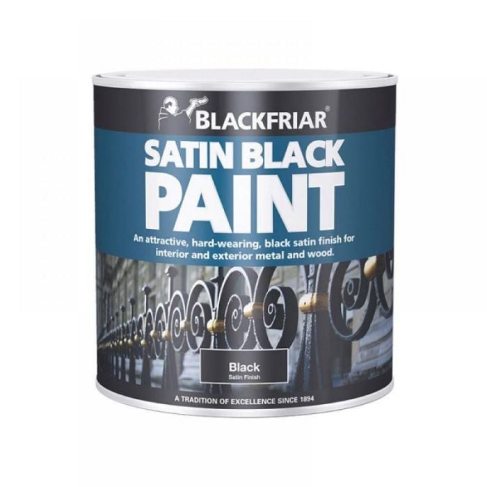 BlackFriar Metal & Wood Black Paint