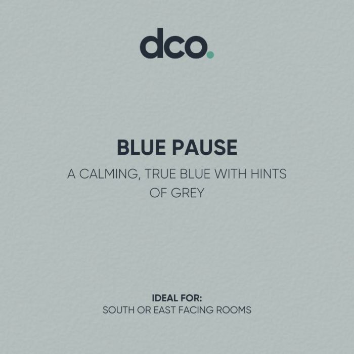 DCO Colour of the Year 2022 - Blue Pause