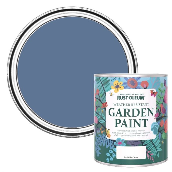 Rust-Oleum Chalky Finish Garden Paint - Blue River 750ml