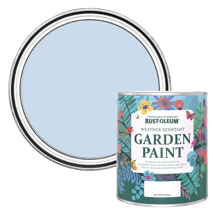 Rust-Oleum Chalky Finish Garden Paint - Blue Sky 750ml