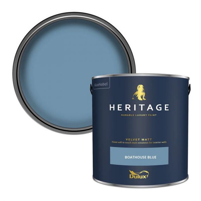 Dulux Heritage Matt Emulsion - Boathouse Blue