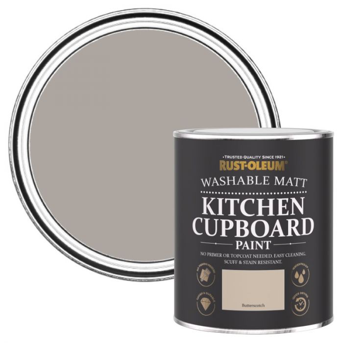 Rust-Oleum Kitchen Cupboard Paint - Butterscotch 750ml
