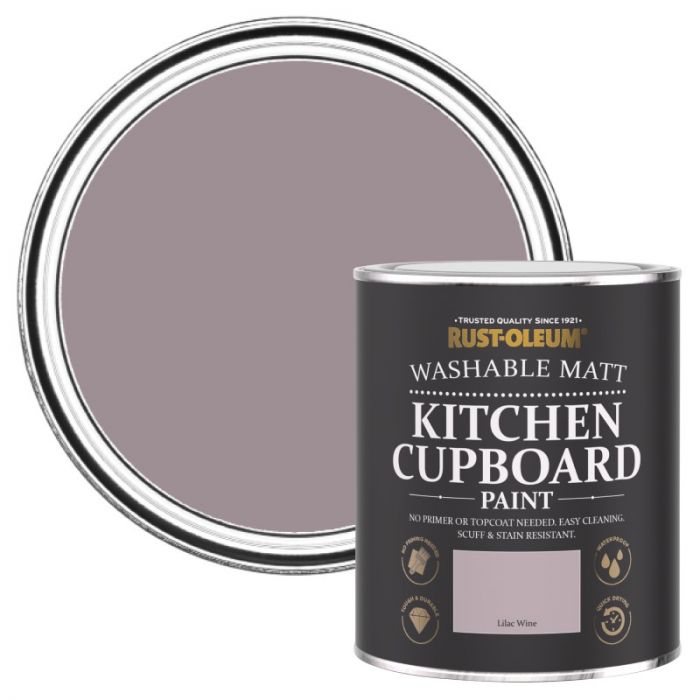Rust-Oleum Kitchen Cupboard Paint - Lilac Wine 750ml