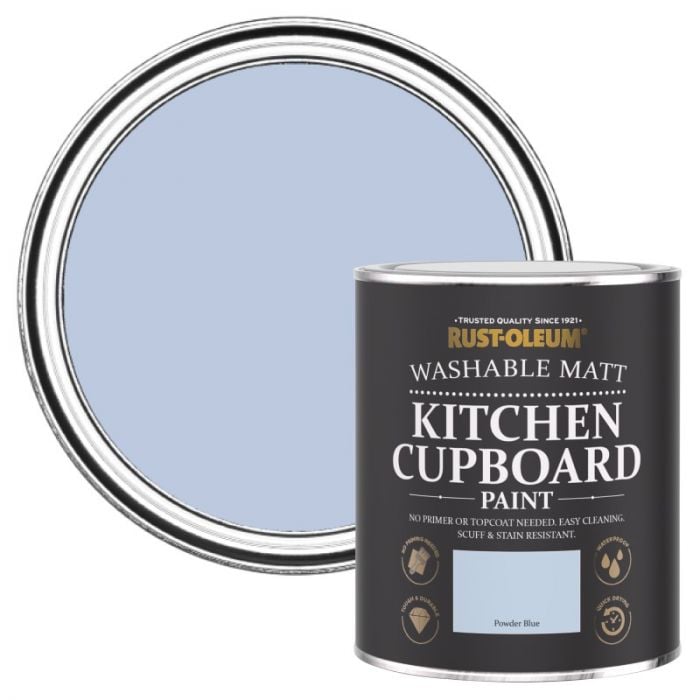 Rust-Oleum Kitchen Cupboard Paint - Powder Blue 750ml