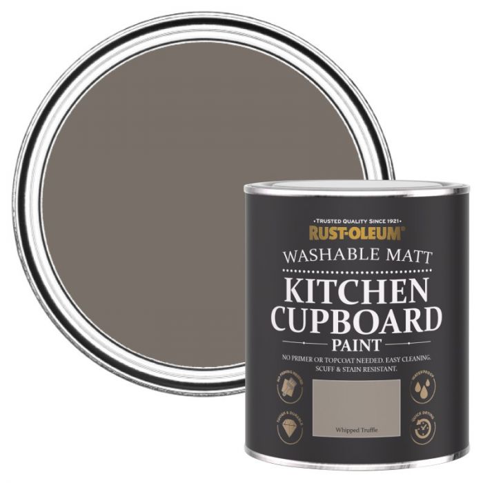 Rust-Oleum Kitchen Cupboard Paint - Whipped Truffle 750ml