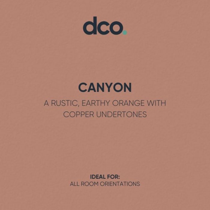 DCO Colour of the Year 2022 - Canyon
