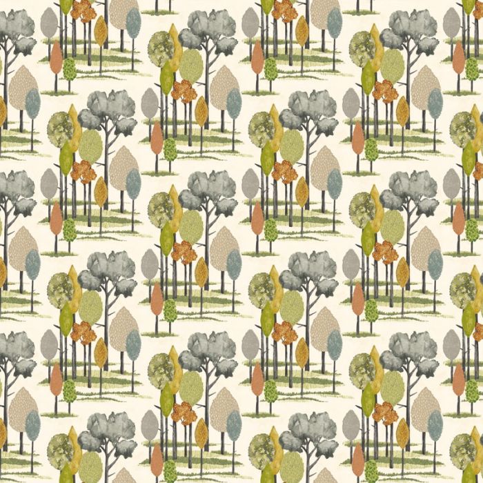 Ohpopsi Tall Trees Wallpaper Olive