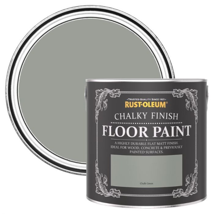 Rust-Oleum Chalky Finish Floor Paint Chalk Green 2.5L