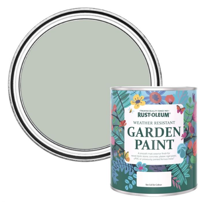 Rust-Oleum Chalky Finish Garden Paint - Chalk Green 750ml