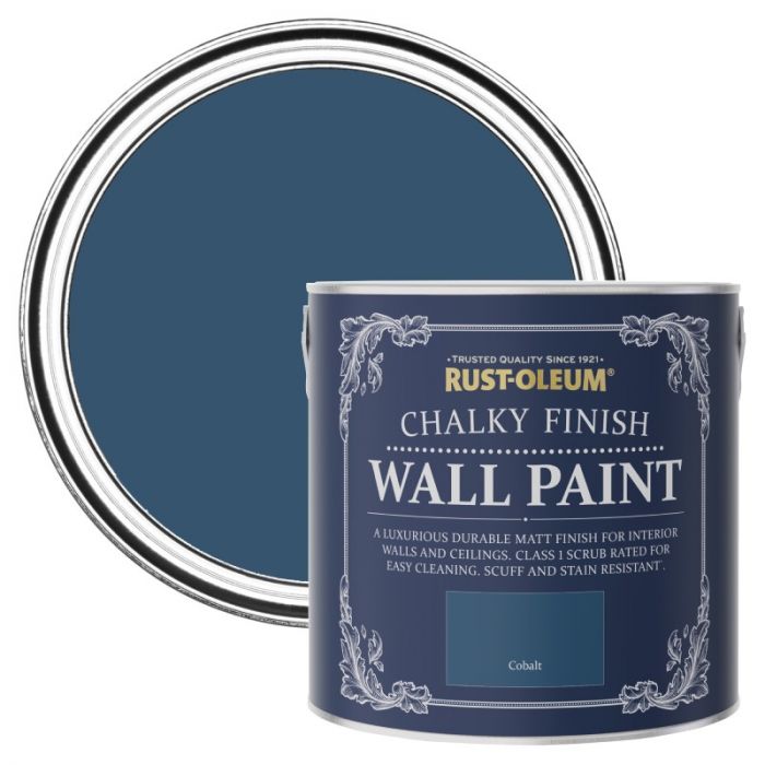 Rust-Oleum Chalky Finish Wall Paint - Cobalt 2.5L