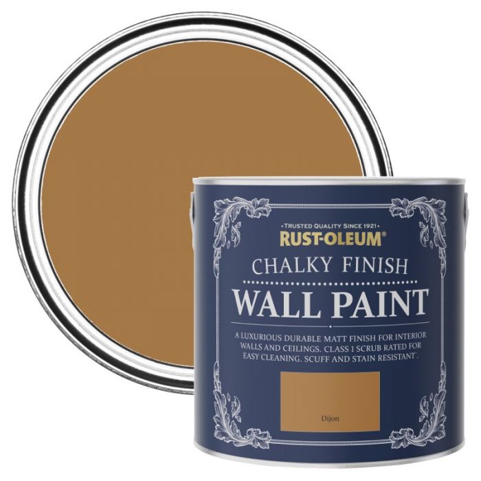 Rust-Oleum Chalky Finish Wall Paint - Dijon 2.5L