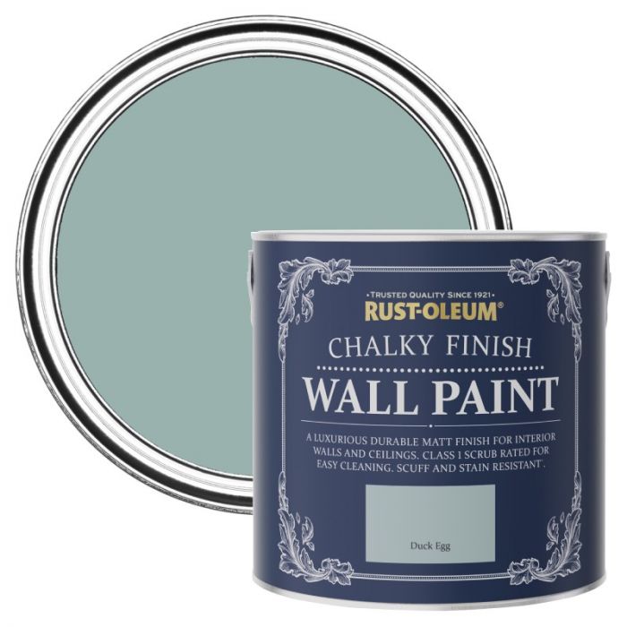 Rust-Oleum Chalky Finish Wall Paint  - Duck Egg 2.5L