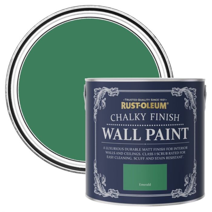 Rust-Oleum Chalky Finish Wall Paint - Emerald 2.5L