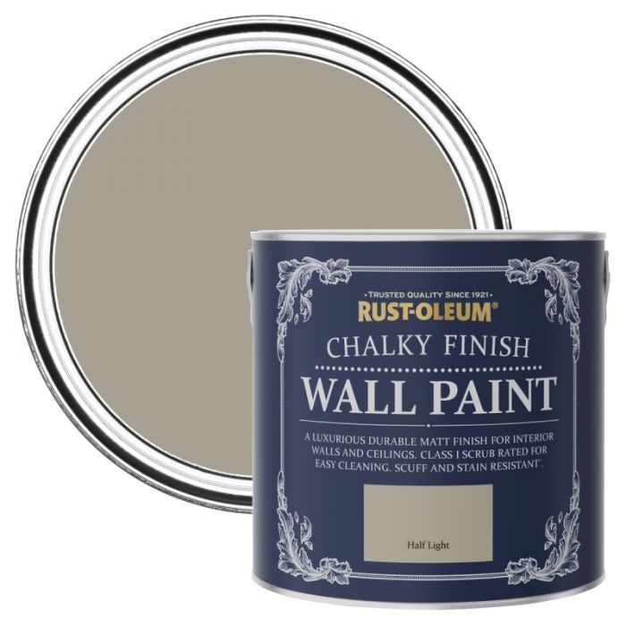 Rust-Oleum Chalky Finish Wall Paint - Half Light 2.5L