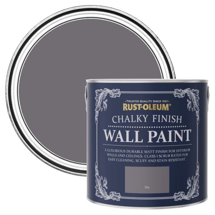 Rust-Oleum Chalky Finish Wall Paint - Iris 2.5L