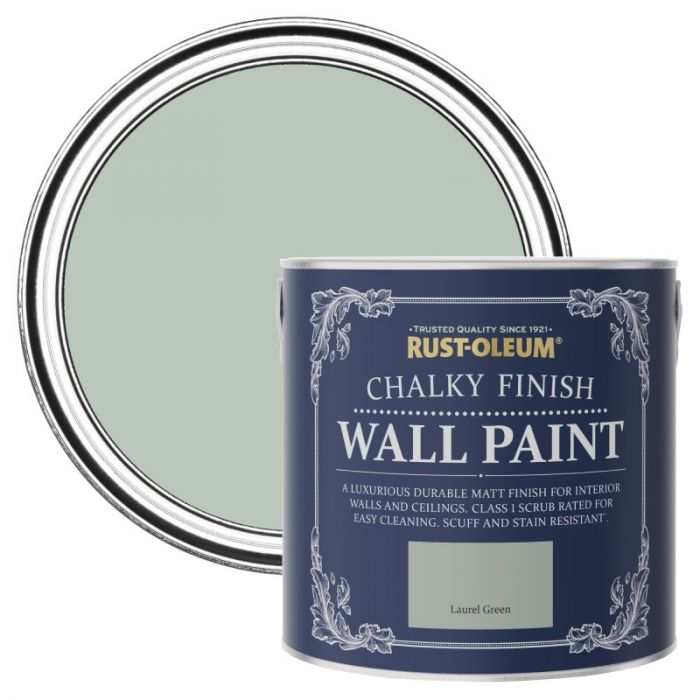 Rust-Oleum Chalky Finish Wall Paint  - Laurel Green 2.5L