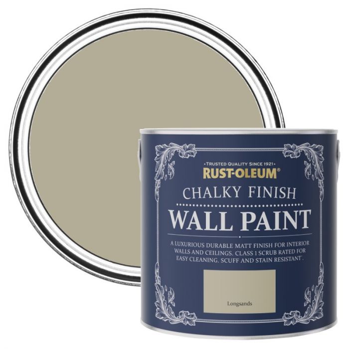 Rust-Oleum Chalky Finish Wall Paint - Longsands 2.5L