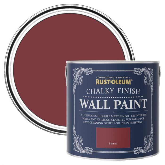 Rust-Oleum Chalky Finish Wall Paint - Salmon 2.5L