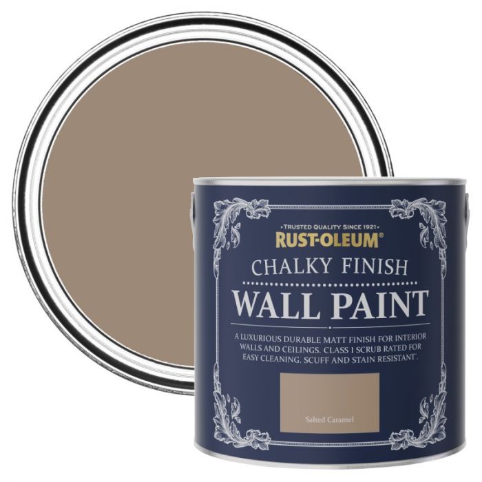 Rust-Oleum Chalky Finish Wall Paint - Salted Caramel 2.5L