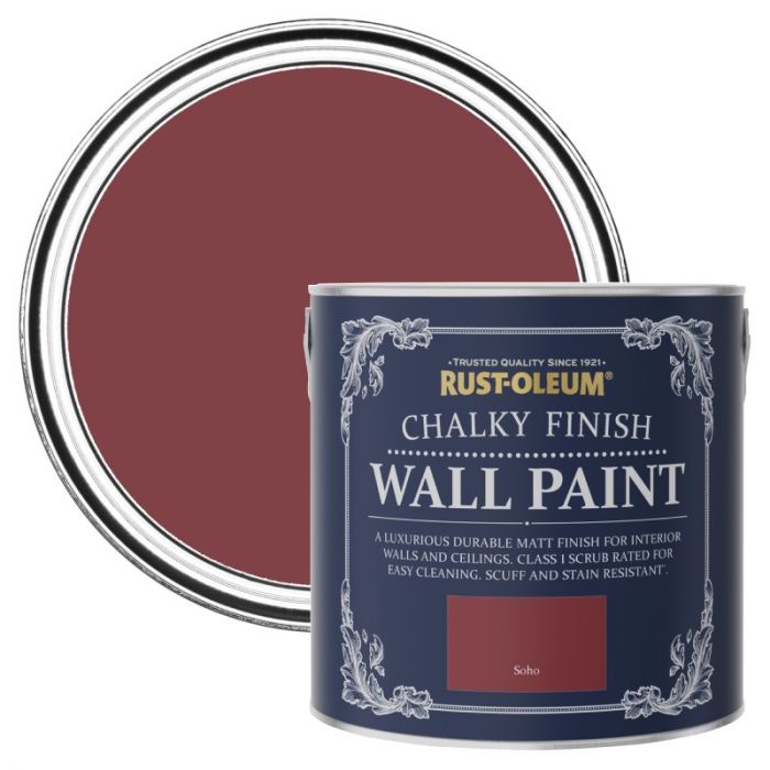 Rust-Oleum Chalky Finish Wall Paint - Soho 2.5L