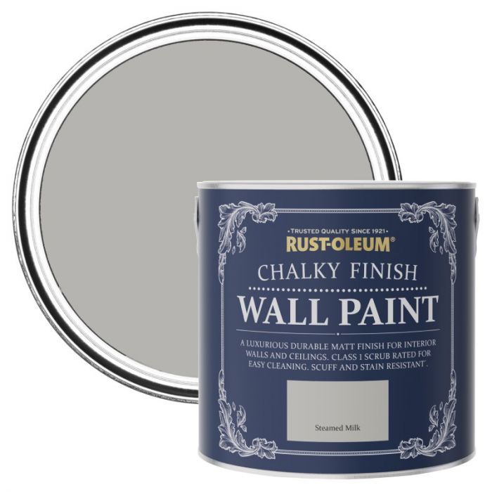 Rust-Oleum Chalky Finish Wall Paint - Steamed Milk 2.5L