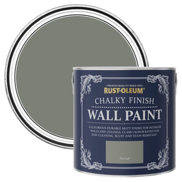 Rust-Oleum Chalky Finish Wall Paint - Tea Leaf 2.5L