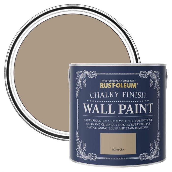 Rust-Oleum Chalky Finish Wall Paint - Warm Clay 2.5L