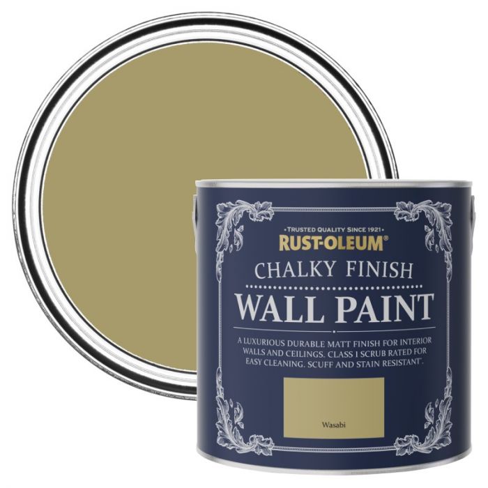 Rust-Oleum Chalky Finish Wall Paint - Wasabi 2.5L