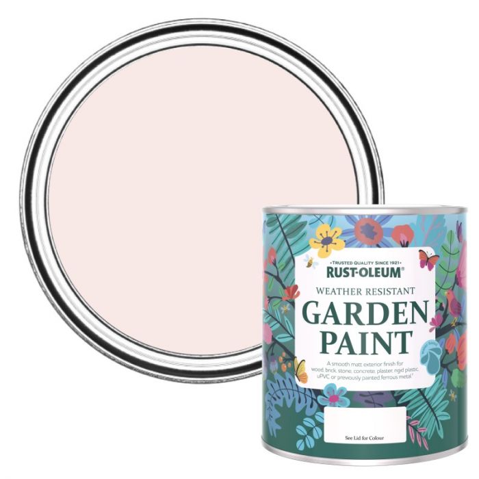Rust-Oleum Chalky Finish Garden Paint - China Rose 750ml