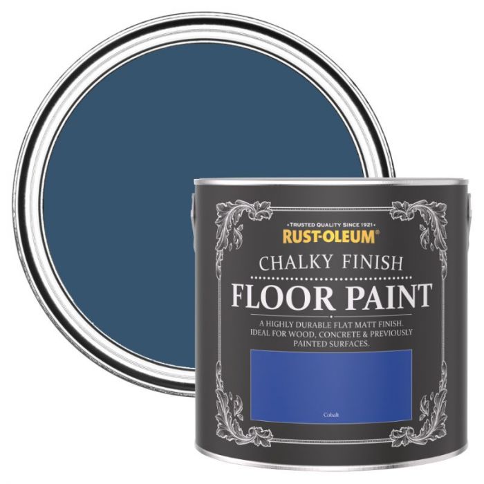 Rust-Oleum Chalky Finish Floor Paint Cobalt 2.5L