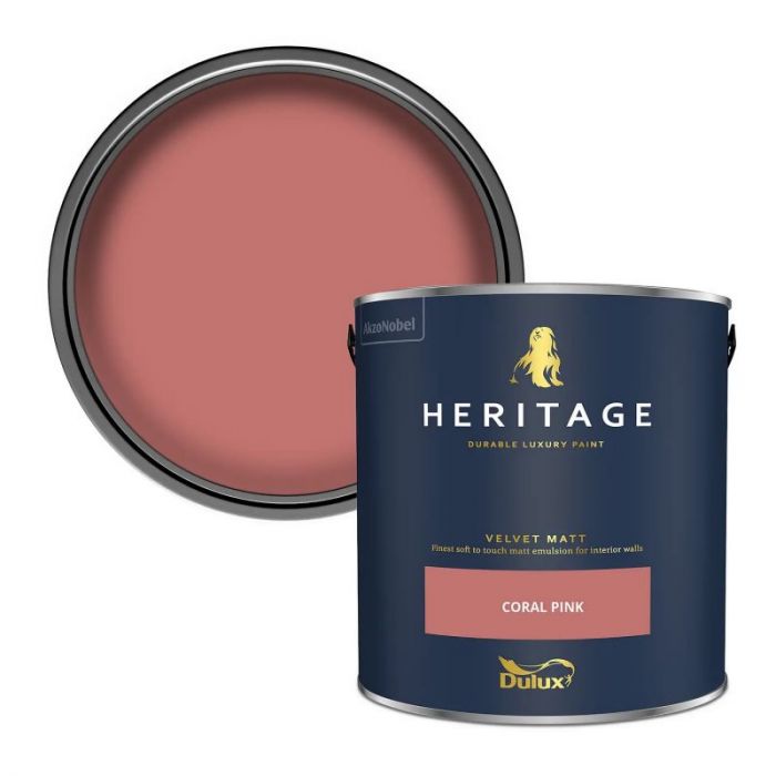 Dulux Heritage Matt Emulsion - Coral Pink