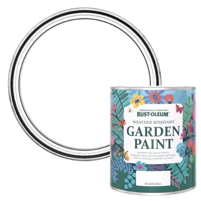 Rust-Oleum Chalky Finish Garden Paint - Cotton 750ml