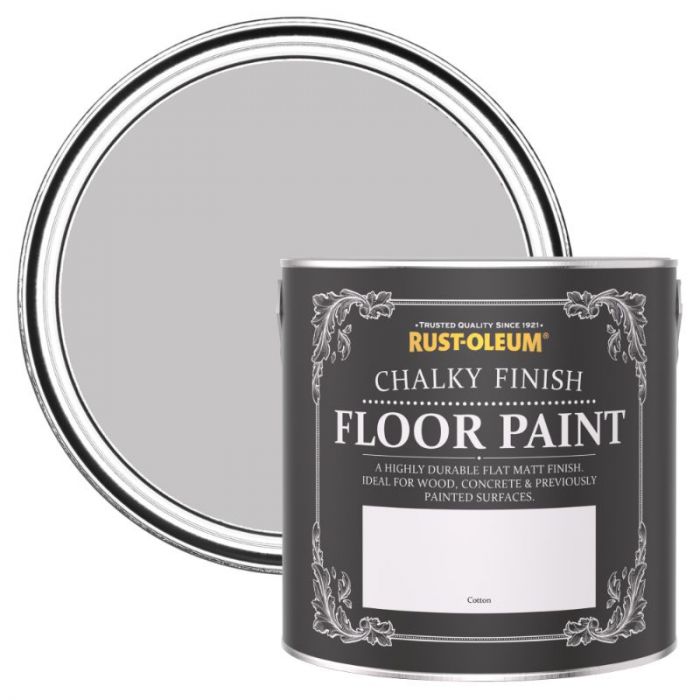 Rust-Oleum Chalky Finish Floor Paint Cotton 2.5L