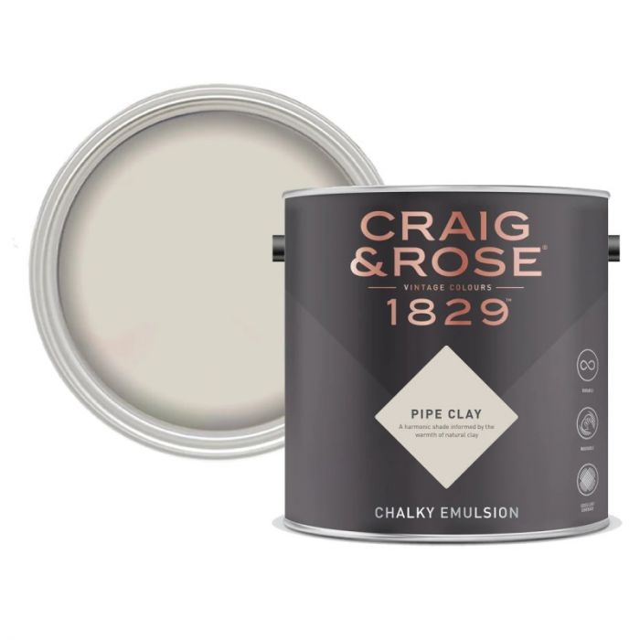 Craig & Rose Chalky Matt Emulsion Pipe Clay 
