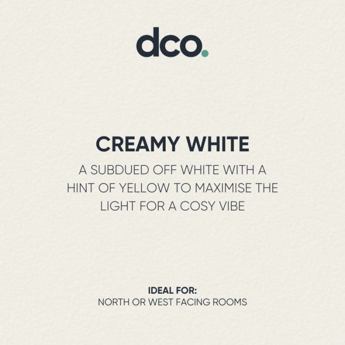 Creamy White - DCO Off Whites Collection