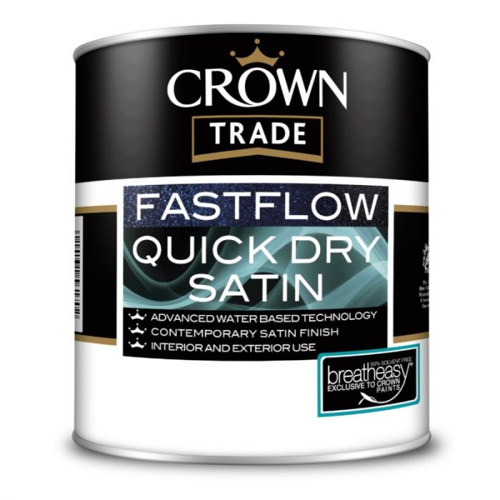 Crown Trade Fastflow Quick Dry Satin - Colour Match