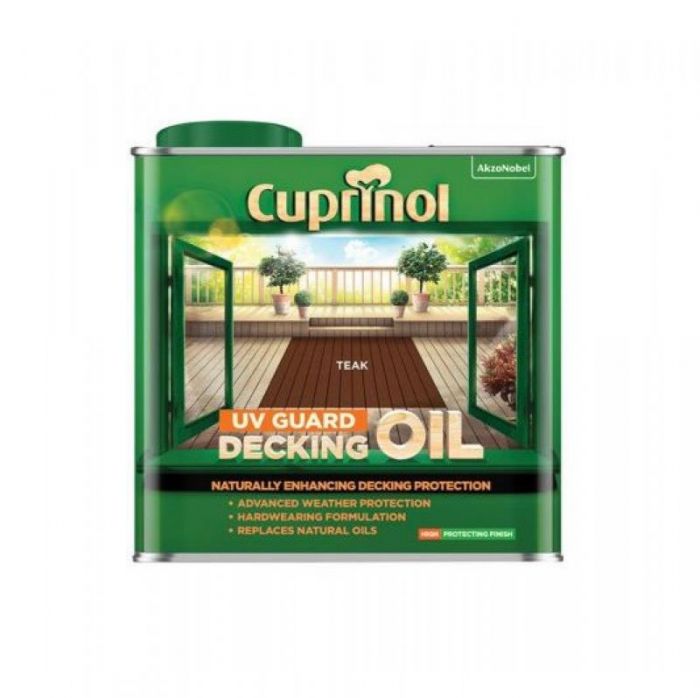 Cuprinol UV Guard Decking Oil - Teak 