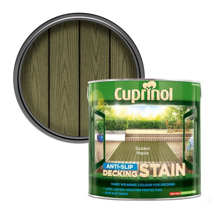 Cuprinol Anti-Slip Decking Stain - Golden Maple