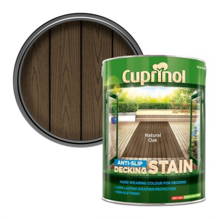 Cuprinol Anti-Slip Decking Stain - Natural Oak