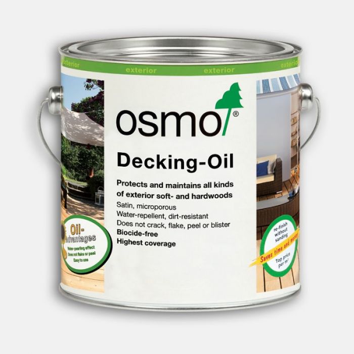 Osmo Decking Oil - 007 Teak (Clear) - 2.5L