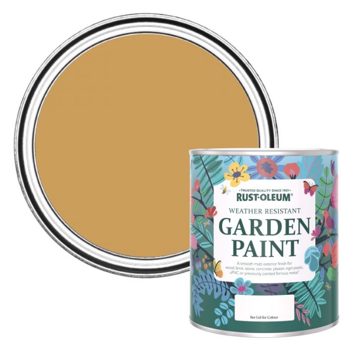 Rust-Oleum Chalky Finish Garden Paint - Dijon 750ml