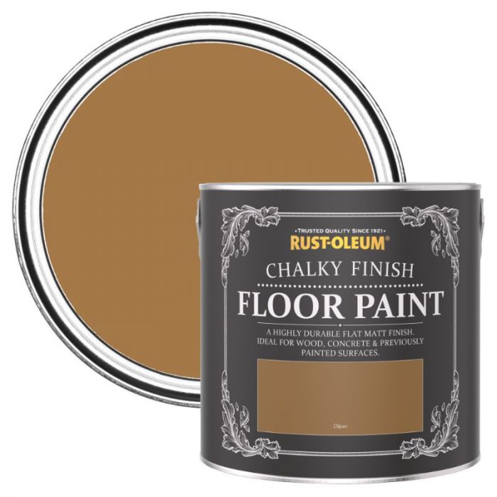 Rust-Oleum Chalky Finish Floor Paint Dijon 2.5L