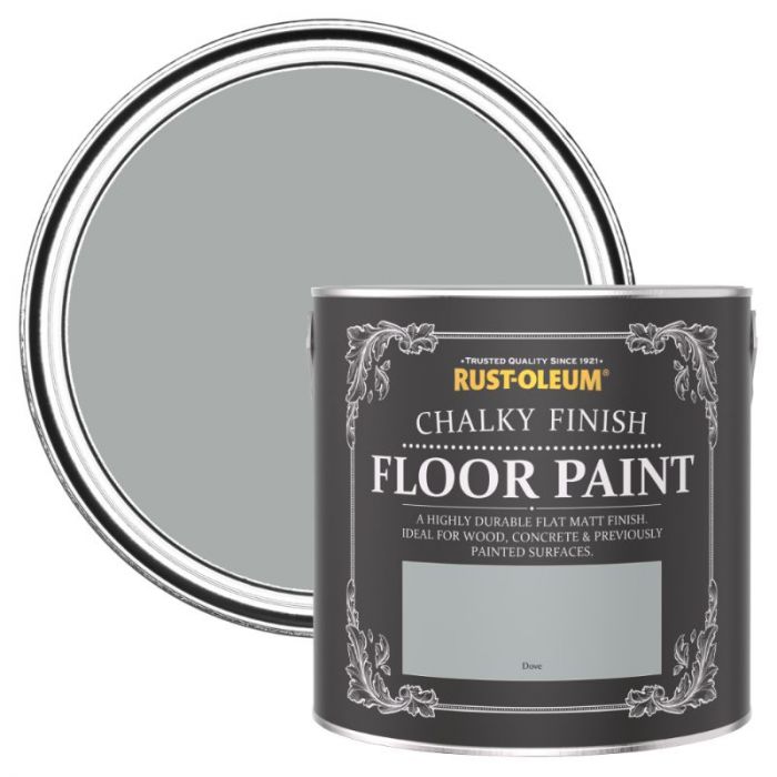 Rust-Oleum Chalky Finish Floor Paint Dove 2.5L