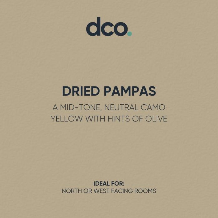 DCO Colour of the Year 2022 - Dried Pampas