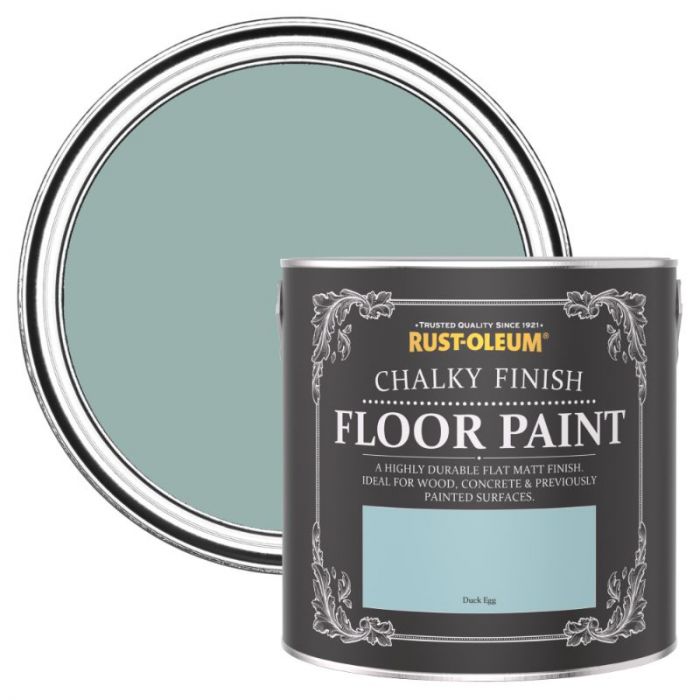 Rust-Oleum Chalky Finish Floor Paint Duck Egg 2.5L