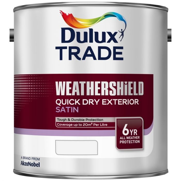 Dulux Trade Weathershield Quick Dry Exterior Satin - Colour Match