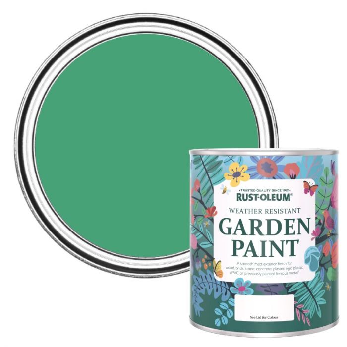 Rust-Oleum Chalky Finish Garden Paint - Emerald 750ml